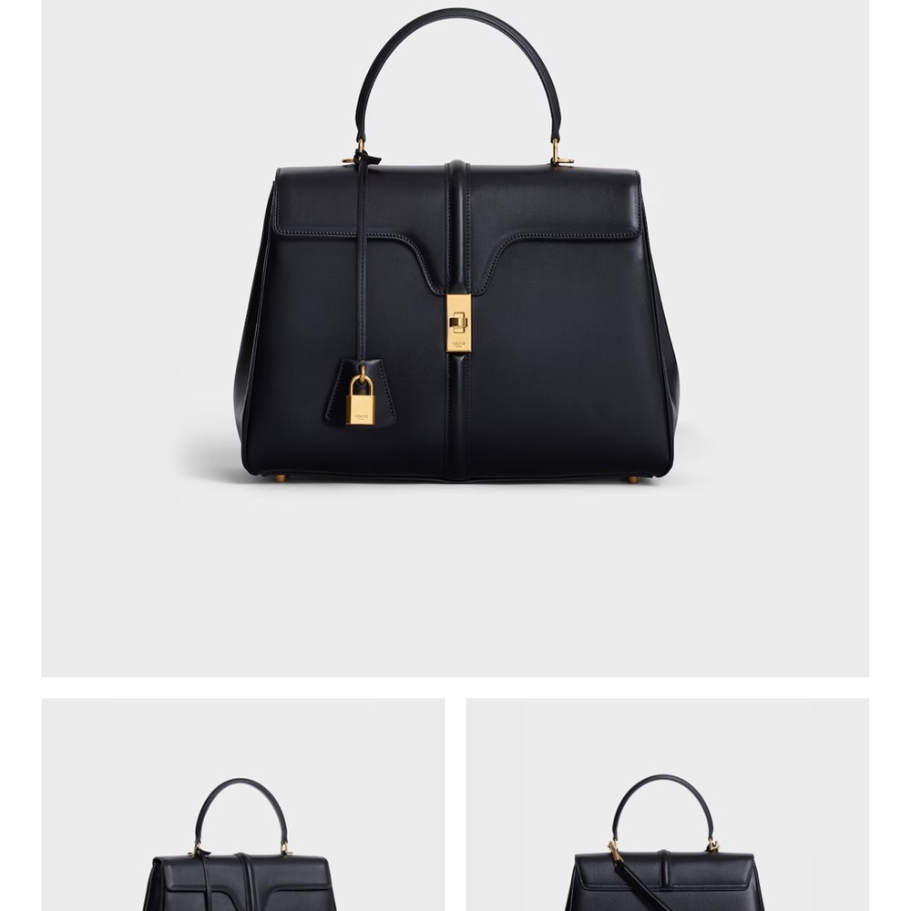 Celine CLASSIQUE 16 BAG IN SATINATED CALFSKIN
